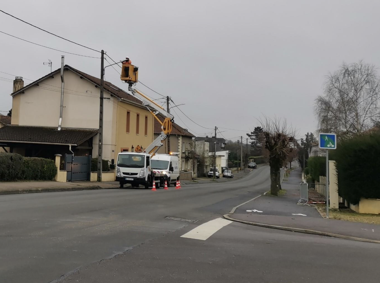 Remplacement des luminaires par du LED avenue Wilson et Nancy en 2023