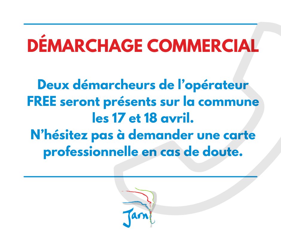 FLASH INFO – Démarchage FREE