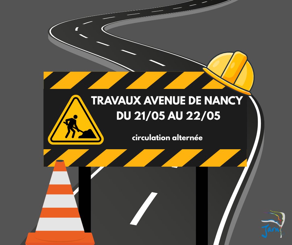ALERTE INFO – Travaux Avenue de Nancy