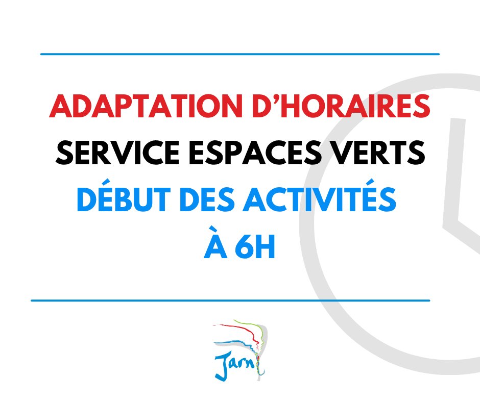 ALERTE INFO – Adaptation des horaires d&rsquo;arrosage des espaces verts