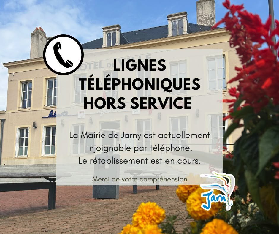 INFORMATION – LIGNES TÉLÉPHONIQUES